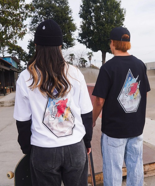 VOLCOM（ボルコム）の「VOLCOM/ボルコム メンズ 半袖 Tシャツ VST261011（Tシャツ/カットソー・メンズ・ブラック/ホワイト・L/M）」の8枚目の写真