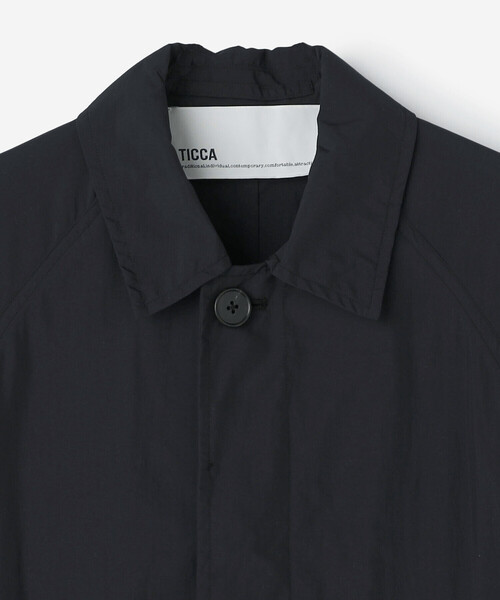 TICCA(ティッカ)の「TICCA | ナイロン ステンカラーコート WOMEN(ステンカラーコート・レディース・ネイビー/ベージュ・F)」の6枚目の写真