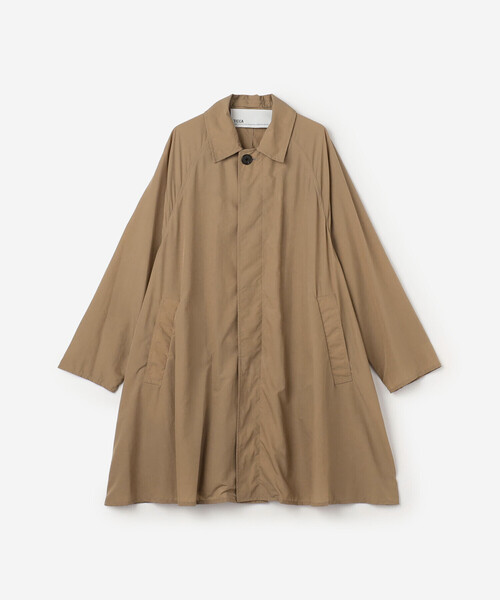 TICCA(ティッカ)の「TICCA | ナイロン ステンカラーコート WOMEN(ステンカラーコート・レディース・ネイビー/ベージュ・F)」の3枚目の写真