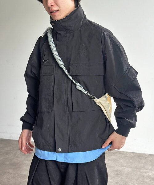 SIERRA DESIGNS（シェラデザイン）の「別注スタンドブルゾン（ブルゾン・メンズ・オレンジ/ネイビー/ブラック/グレイッシュベージュ・LARGE/MEDIUM）」の8枚目の写真