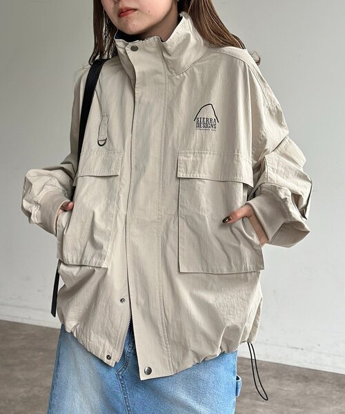 SIERRA DESIGNS（シェラデザイン）の「別注スタンドブルゾン（ブルゾン・メンズ・オレンジ/ネイビー/ブラック/グレイッシュベージュ・LARGE/MEDIUM）」の11枚目の写真