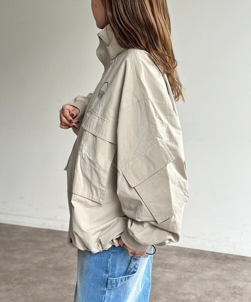 SIERRA DESIGNS（シェラデザイン）の「別注スタンドブルゾン（ブルゾン・メンズ・オレンジ/ネイビー/ブラック/グレイッシュベージュ・LARGE/MEDIUM）」の12枚目の写真