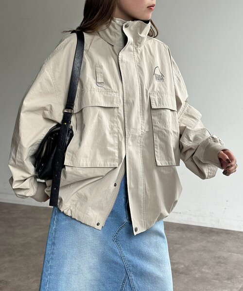 SIERRA DESIGNS（シェラデザイン）の「別注スタンドブルゾン（ブルゾン・メンズ・オレンジ/ネイビー/ブラック/グレイッシュベージュ・LARGE/MEDIUM）」の14枚目の写真