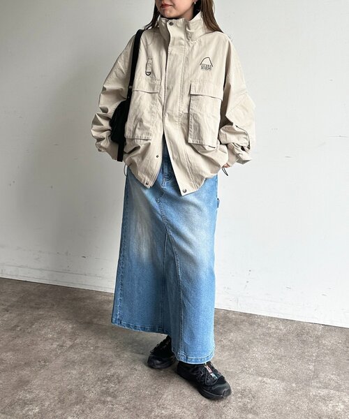 SIERRA DESIGNS（シェラデザイン）の「別注スタンドブルゾン（ブルゾン・メンズ・オレンジ/ネイビー/ブラック/グレイッシュベージュ・LARGE/MEDIUM）」の15枚目の写真