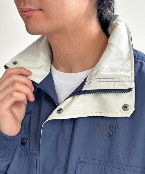 SIERRA DESIGNS（シェラデザイン）の「別注スタンドブルゾン（ブルゾン・メンズ・オレンジ/ネイビー/ブラック/グレイッシュベージュ・LARGE/MEDIUM）」の22枚目の写真