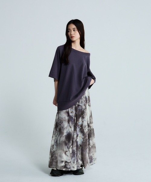 JEANASIS(ジーナシス)の「【選べる着丈】フラワープリントフレアスカート/660847(スカート・レディース・ホワイト/レッド系その他/ブラック/グレー系その他・FREE/SMALL)」の14枚目の写真