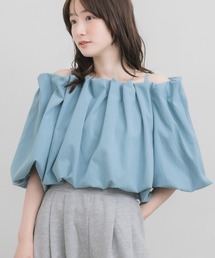 RETRO GIRL（レトロガール）の「【WEB限定カラー追加】バルーンオフショルBL（シャツ/ブラウス）」