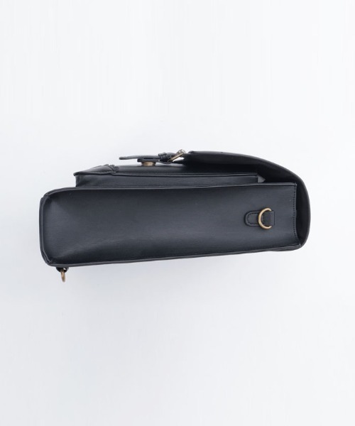 axes femme POETIQUE(アクシーズファムポエティック)の「3WAYサッチェルバッグ(バックパック/リュック・レディース・ブラック/キャメル・MEDIUM)」の6枚目の写真