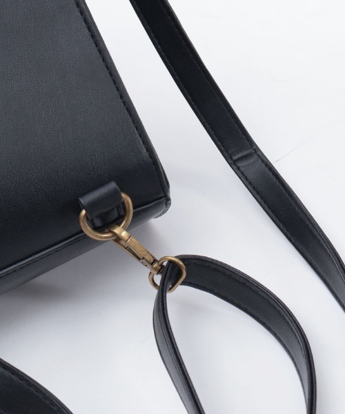 axes femme POETIQUE(アクシーズファムポエティック)の「3WAYサッチェルバッグ(バックパック/リュック・レディース・ブラック/キャメル・MEDIUM)」の12枚目の写真
