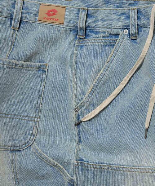 LOTTO（ロット）の「LOTTO　DOUBLE KNEE PANTS（デニムパンツ・メンズ・カモフラージュ/ブルー・MEDIUM/LARGE）」の9枚目の写真