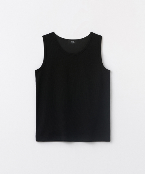 MUSINSA STANDARD KIDS（ムシンサスタンダードキッズ）の「エッセンシャルタンクトップ [ブラック]（Tシャツ/カットソー・レディース・その他・100/110/120/130/140/150/160）」の2枚目の写真