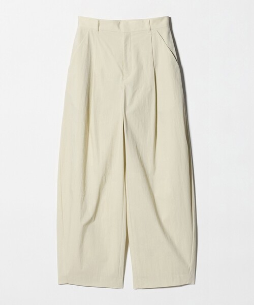 BEAUTY&YOUTH UNITED ARROWS（ビューティーアンドユースユナイテッドアローズ）の「タックカーブパンツ ウォッシャブル 接触冷感（その他パンツ・レディース・オフホワイト/ブラック/ライム・S/XS/M）」の8枚目の写真