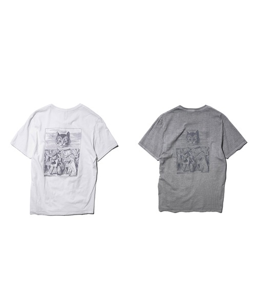 2AM(ツーエイエム)の「JERZEES / ジャージーズ CHESHIRE CAT SS TEE(Tシャツ/カットソー・メンズ・ホワイト/ブラック・MEDIUM/LARGE/X-LARGE)」の6枚目の写真