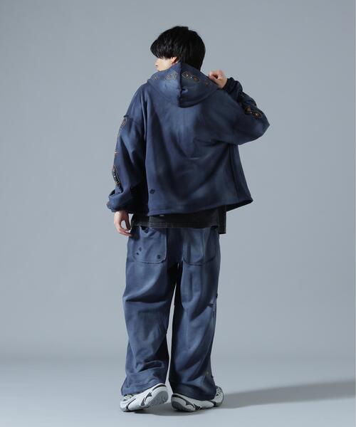 DANKE SCHON（ダンケシェーン）の「DankeSchon/ダンケシェーン/STUDS SWEAT ZIP HOODIE（パーカー・レディース・ネイビー/ブラウン/グレー・S/M/L）」の15枚目の写真