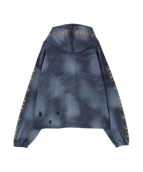 DANKE SCHON（ダンケシェーン）の「DankeSchon/ダンケシェーン/STUDS SWEAT ZIP HOODIE（パーカー・レディース・ネイビー/ブラウン/グレー・S/M/L）」の17枚目の写真