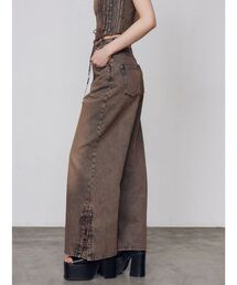 EMODA | ヘムレースアップルーズデニム(デニムパンツ)