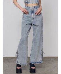 EMODA | ヘムレースアップルーズデニム(デニムパンツ)