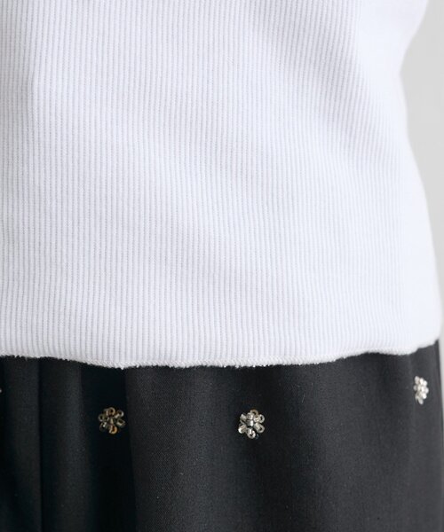 mystic(ミスティック)の「パット付きVレースタンクトップ(タンクトップ・レディース・ブラック/オフホワイト/グレー・FREE)」の14枚目の写真