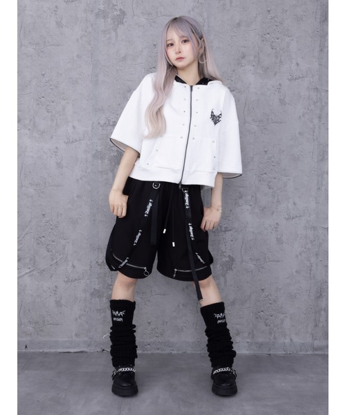 Amilige（アミリージュ）の「トリプルファスナーワイドパンツ（その他パンツ・レディース・ブラック・FREE）」の13枚目の写真
