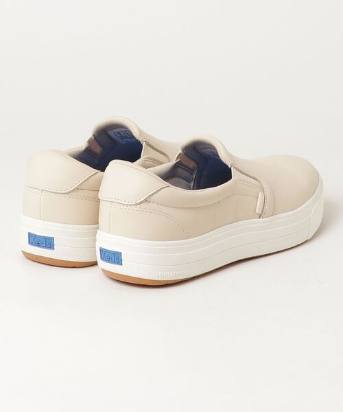 Keds(ケッズ)の「Keds ケッズ パーク スリップオン レザー ベージュ(スニーカー・レディース・ベージュ・25.0cm/24.5cm/24.0cm/23.5cm/23.0cm/22.5cm)」の8枚目の写真