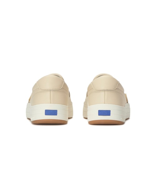 Keds(ケッズ)の「Keds ケッズ パーク スリップオン レザー ベージュ(スニーカー・レディース・ベージュ・25.0cm/24.5cm/24.0cm/23.5cm/23.0cm/22.5cm)」の4枚目の写真