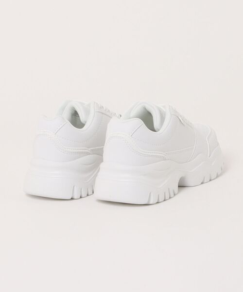 algy(アルジー)の「【algy】ジュニア 厚底スニーカー(スニーカー・キッズ・ブラック/ホワイト・23.0cm/24.0cm/22.0cm/20.0cm/21.0cm)」の3枚目の写真