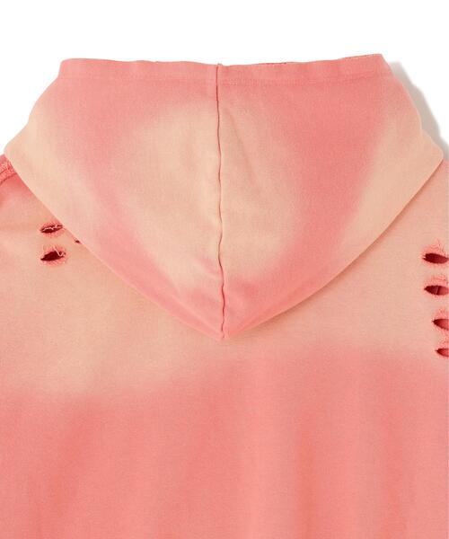 over print(オーバープリント)の「overprint/オーバープリント/PATCH Hoodie(パーカー・レディース・ブラック/ピンク・M/L/S)」の9枚目の写真