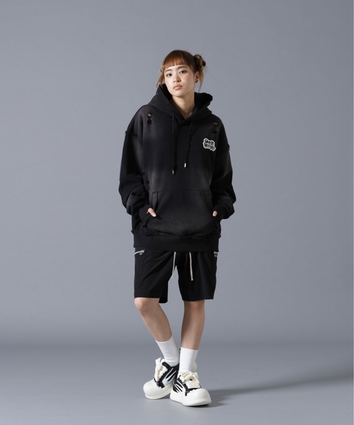 over print(オーバープリント)の「overprint/オーバープリント/PATCH Hoodie(パーカー・レディース・ブラック/ピンク・M/L/S)」の17枚目の写真