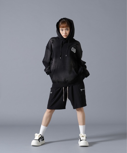 over print(オーバープリント)の「overprint/オーバープリント/PATCH Hoodie(パーカー・レディース・ブラック/ピンク・M/L/S)」の19枚目の写真
