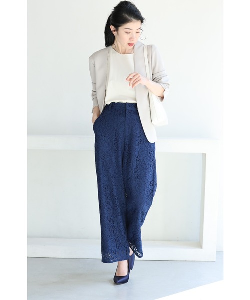 cawaii(カワイイ)の「透けないレースパンツ(その他パンツ・レディース・ブラック/ネイビー・M-Long/M-Short/L-Long/L-Short)」の7枚目の写真
