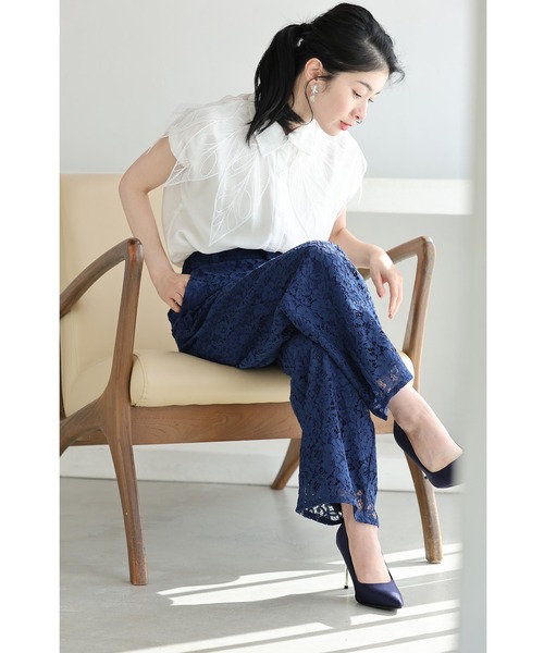cawaii(カワイイ)の「透けないレースパンツ(その他パンツ・レディース・ブラック/ネイビー・M-Long/M-Short/L-Long/L-Short)」の8枚目の写真