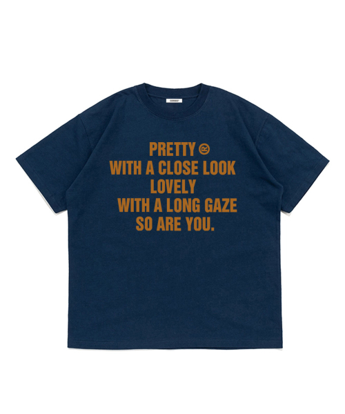 COSO(コソ)の「CCウィズユーコソ半袖Tシャツ(4カラー)(Tシャツ/カットソー・レディース・ネイビー/ホワイト/ライトグレー/ブラック・SMALL/MEDIUM/LARGE)」の9枚目の写真