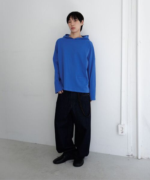 Millo Archive（ミロ アーカイブ）の「ディスローク ロングスリーブ フードパーカー [コバルトブルー]（パーカー・メンズ・その他・LARGE/X-LARGE/MEDIUM）」の8枚目の写真
