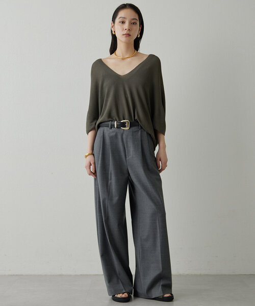 Drawing Numbers（ドローイング ナンバーズ）の「【Drawing Numbers】＜インフルエンサーコラボ＞スクエアバックルベルト（ベルト・レディース・ベージュ/ブラック/ブラウン・40/38）」の6枚目の写真