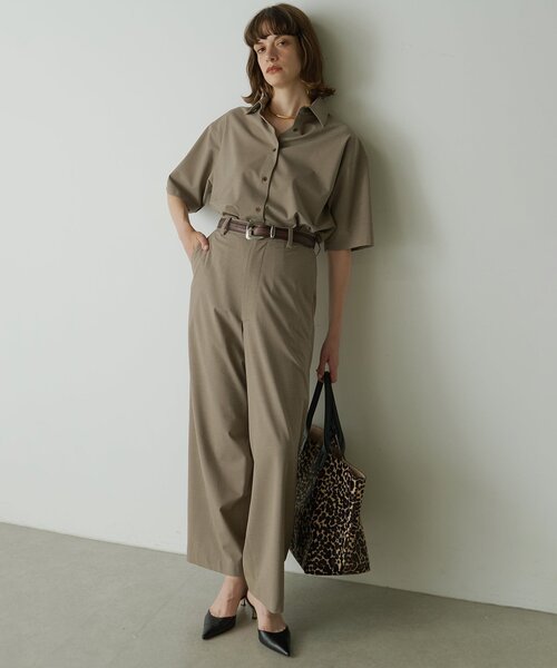 Drawing Numbers（ドローイング ナンバーズ）の「【Drawing Numbers】＜インフルエンサーコラボ＞スクエアバックルベルト（ベルト・レディース・ベージュ/ブラック/ブラウン・40/38）」の14枚目の写真