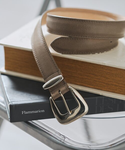 Drawing Numbers（ドローイング ナンバーズ）の「【Drawing Numbers】＜インフルエンサーコラボ＞スクエアバックルベルト（ベルト・レディース・ベージュ/ブラック/ブラウン・40/38）」の17枚目の写真