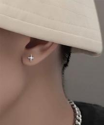 スターピアス / 星ピアス シルバー 両耳用 ユニセックス 韓国系 Y2K 古着MIX シンプルピアス(DAY)