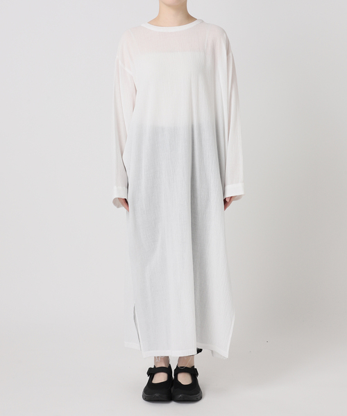 JOURNAL STANDARD(ジャーナルスタンダード)の「ソフトガーゼ2WAYワンピース(ワンピース・レディース・ホワイト/ブラック・FREE)」の9枚目の写真