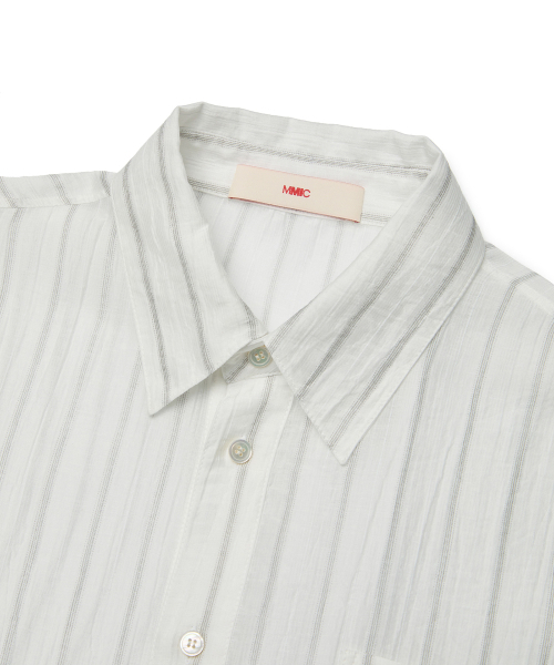 MMIC(エムエムアイシー)の「SWAY SHIRT (WHITE)(シャツ/ブラウス・メンズ・その他・LARGE/MEDIUM/X-LARGE)」の2枚目の写真