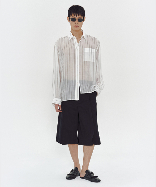 MMIC(エムエムアイシー)の「SWAY SHIRT (WHITE)(シャツ/ブラウス・メンズ・その他・LARGE/MEDIUM/X-LARGE)」の10枚目の写真