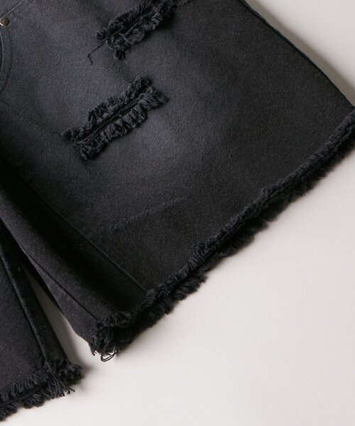 WHO'S WHO gallery（フーズフーギャラリー）の「KOOKY'N ダメージダックハーフパンツ（その他パンツ・メンズ・ブラック・FREE）」の6枚目の写真