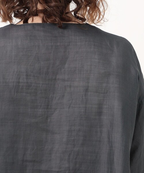 HAVERSACK(ハバーザック)の「HAVERSACK ラミーツイル 2-wayブラウス(シャツ/ブラウス・レディース・グレー系その他2・1)」の7枚目の写真