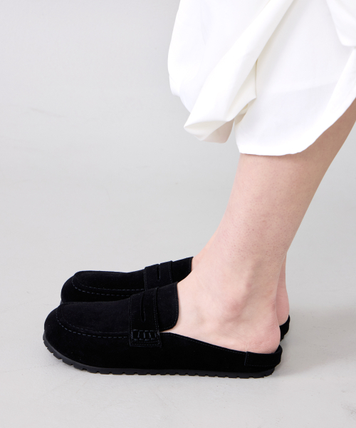 CESTI(セスティ)の「クラシックペニーミュール (ブラック)(サンダル・レディース・ブラック・22.5cm/23cm/23.5cm/24cm/24.5cm/25cm)」の3枚目の写真