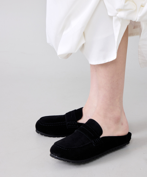 CESTI(セスティ)の「クラシックペニーミュール (ブラック)(サンダル・レディース・ブラック・22.5cm/23cm/23.5cm/24cm/24.5cm/25cm)」の4枚目の写真