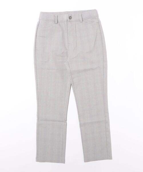 BELLUNA PLUS(ベルーナ)の「サラリ裏メッシュ美脚アンクルパンツ60丈(その他パンツ・レディース・ブラック/グレー系その他/ネイビー系/ストライプ・SMALL/MEDIUM/LARGE/X-LARGE)」の2枚目の写真