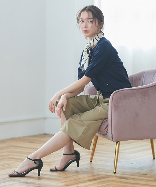 Pierrot(ピエロ)の「エステルツイルミドル丈パンツ(その他パンツ・レディース・ベージュ/ベージュ系その他・M/L/PM)」の15枚目の写真