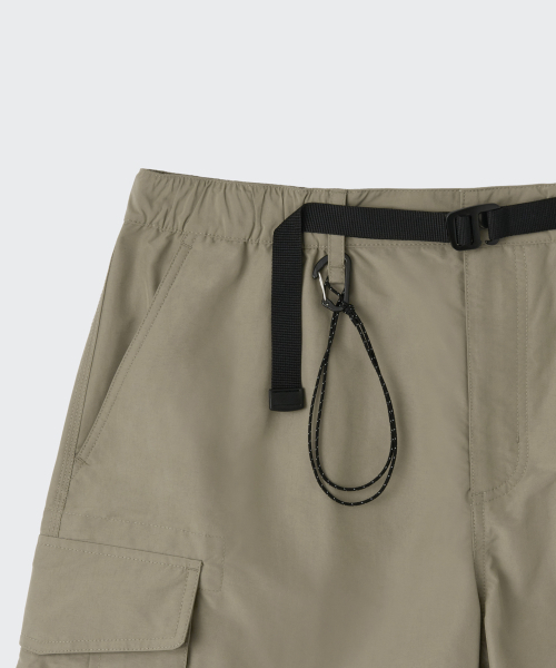 MUSINSA STANDARD（ムシンサスタンダード）の「[シティレジャー] NPベルト付きカーゴショーツ [グレーシュベージュ]（その他パンツ・メンズ・その他・26/27/28/29/30/31/32/33/34/36/38/40/42）」の5枚目の写真