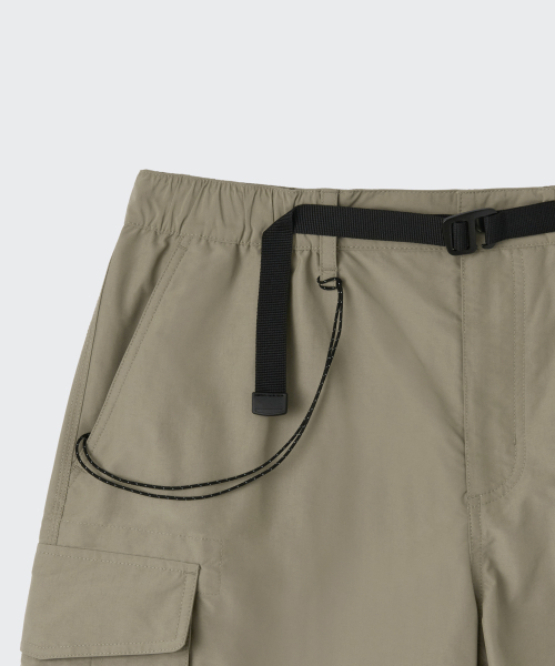 MUSINSA STANDARD（ムシンサスタンダード）の「[シティレジャー] NPベルト付きカーゴショーツ [グレーシュベージュ]（その他パンツ・メンズ・その他・26/27/28/29/30/31/32/33/34/36/38/40/42）」の6枚目の写真