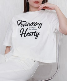 USAコットンショート丈プリントTシャツ【接触冷感】