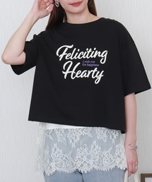 libelle more | USAコットンショート丈プリントTシャツ【接触冷感】(Tシャツ/カットソー)